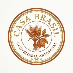 Logotipo Oficial Casa Brasil Confeitaria Artesanal